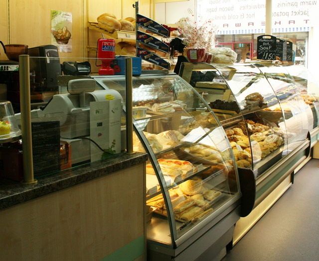 Inside St Marys Bakery, Paignton Town Centre